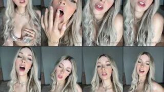 Milkimind oil rub and solo play in hot shower