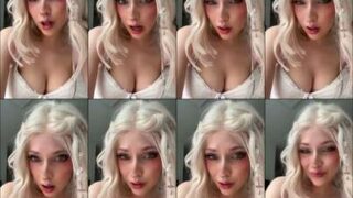 Small tits in oil Milkimind leaks shower play