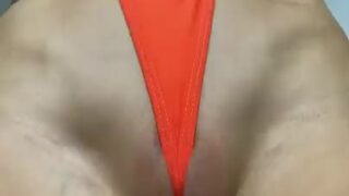 Squirt explosion – Mermaidua rides toy until flood