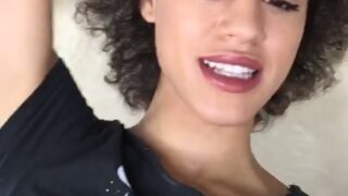StormiMaya tries ass fuck for the first time on her morning cam