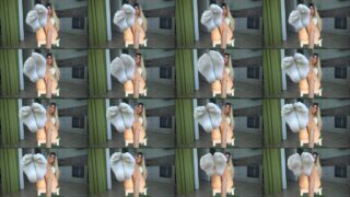 Aliceredlips flashes big tits in public dare