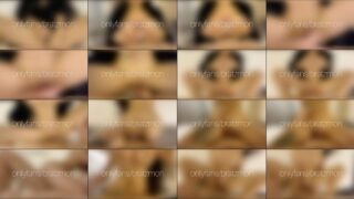 BratZmon takes facial cumshot OnlyFans leaked tape