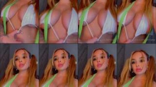 Sensual sex in shop bathroom with Morgan Alexandra on cam
