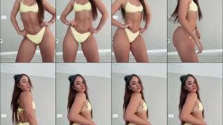 Artistic mirror shot Lucien Lorraine arches back showing big ass