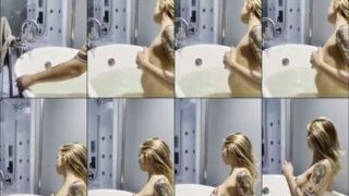 brubuxi topless garden walk with tiny small tits
