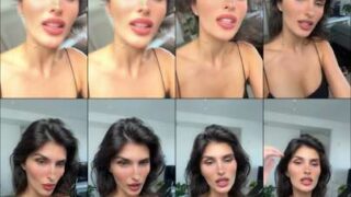 Yaelaris Sexy Pink Bra Strip Tease Leaked Video