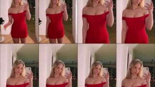 Elina Olsson Shaved Pussy Lips Spread & Clit Pinch Cam