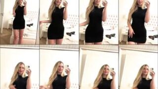 Elina Olsson reveals hourglass silhouette morning bedroom selfie