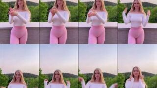 Elina Olsson Cum on Pussy Kitchen Fridge Naked Closeup