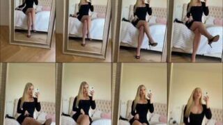 Elina Olsson Cum Dripping Pussy Kitchen Table Naked Tease POV