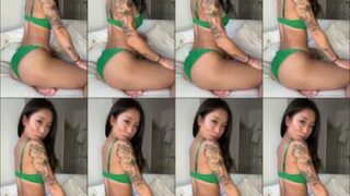 Ayarose big tits oil rub for fans in living room