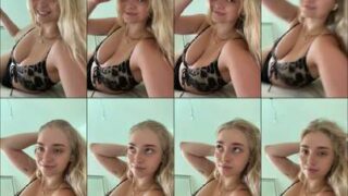 Full lips heaven Elina Olsson deep throat tease shower wet leak
