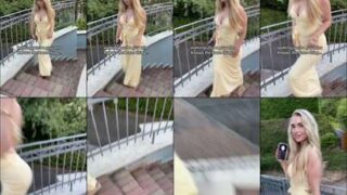 Elina Olsson hourglass curves bounce side profile morning cam
