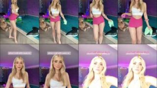 Elina Olsson Nude Squirt in Risky Public Shower Video