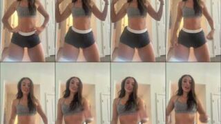 Kitchen counter Lucien Lorraine nude making morning coffee