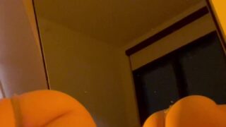 TAYLERHILLS blowjob in car during thunderstorm