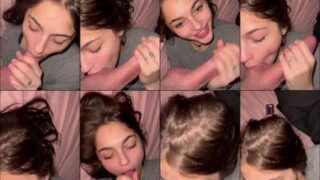 KinsleyWyatt snug small pussy thick dildo thick cream drip