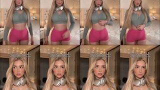 Elina Olsson Pink Pussy Mirror Selfie Naked Spread Drop