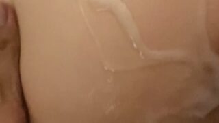 White mesh crop top TAYLERHILLS small tits visible