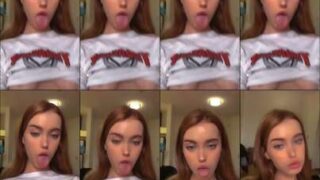 Zoey Luna dildo masturbation gushing squirt soaking sheets closeup