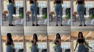 Artistic golden hour Yaelaris pussy shaved in window light