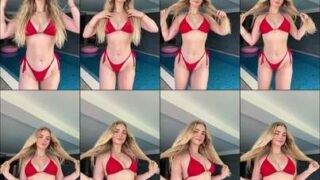Voluptuous breasts heaven Elina Olsson twerk thong drop tease