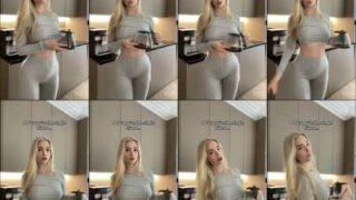 Thick Plump Thighs Elina Olsson Twerk Public Street Selfie